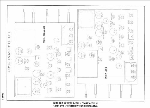 H-207A Ch= V-2130-12DX Radio Ch= V-2137; Westinghouse El. & (ID = 1569190) TV-Radio