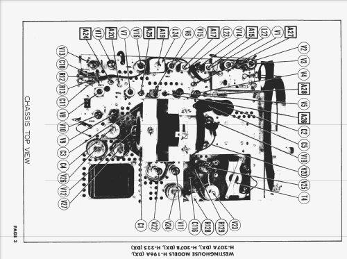 H-207B Ch= V-2130-22DX Radio Ch= V-2137; Westinghouse El. & (ID = 1569234) TV-Radio