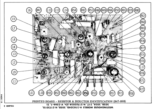 H-21K205D Ch=Y-2366-1; Westinghouse El. & (ID = 881957) Televisión