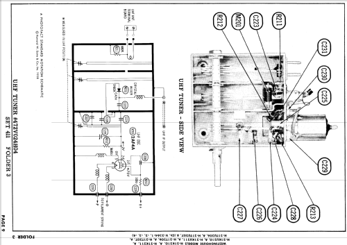 H-21K211 Ch= V-2364-1; Westinghouse El. & (ID = 785318) Télévision