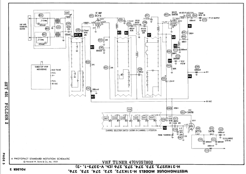 H-21K272, H-21K273, H-21K274 Ch= V-2375-1; Westinghouse El. & (ID = 622554) Televisore