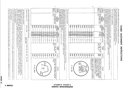 H-21KU271 Ch= V-2374-2; Westinghouse El. & (ID = 901808) Télévision