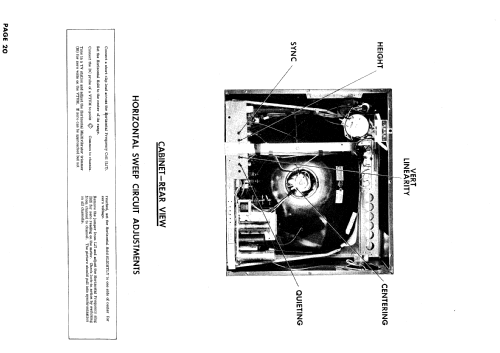 H-21TU206A Ch= V-2364-4; Westinghouse El. & (ID = 785592) Fernseh-E