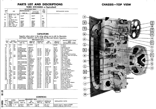 H-307T7 Ch= V-2136; Westinghouse El. & (ID = 512060) Radio