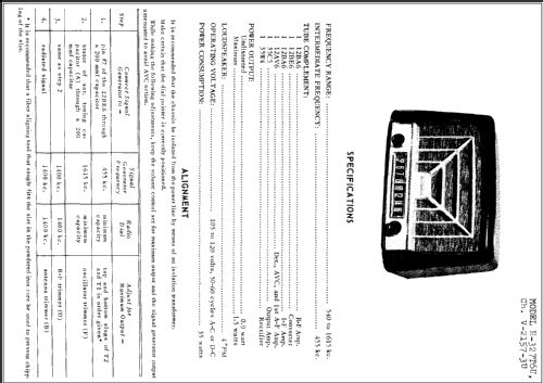 H-327T6U Ch= V-2157-3U; Westinghouse El. & (ID = 239666) Radio