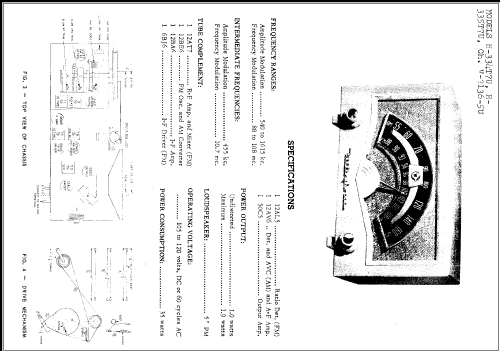 H-334T7U Ch= V-2136-5U; Westinghouse El. & (ID = 239851) Radio