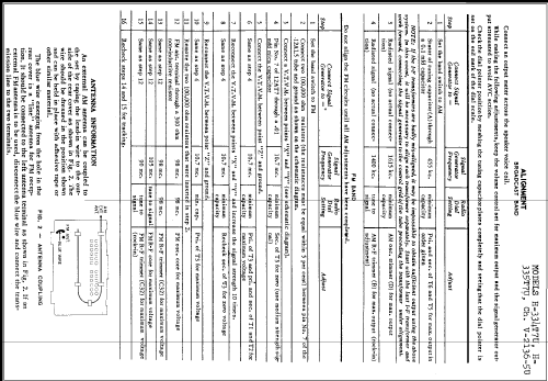 H-335T7U Ch= V-2136-5U; Westinghouse El. & (ID = 239854) Radio