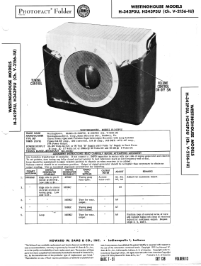 H-343P5U Ch= V-2156-1U; Westinghouse El. & (ID = 3034353) Radio