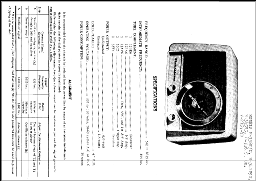 H-346T5 Ch= V-2157-4U; Westinghouse El. & (ID = 239885) Radio