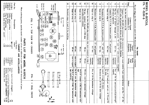 H-357C10 Ch= V-2180-5; Westinghouse El. & (ID = 219601) Radio