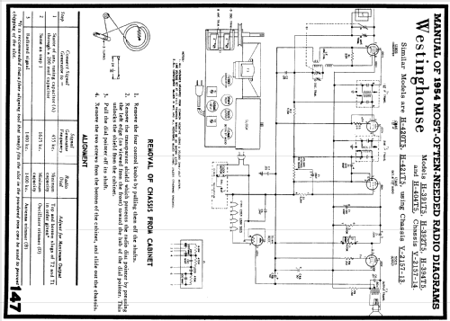 H-392T5 V-2157-14; Westinghouse El. & (ID = 148836) Radio