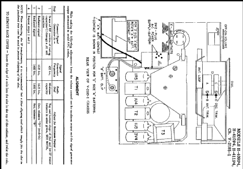 H-410P4 Ch= V-2185-1; Westinghouse El. & (ID = 219605) Radio