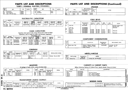 H-435T5A Ch= V-2390-3; Westinghouse El. & (ID = 515301) Radio