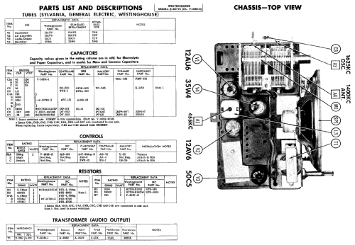 H-447T4 Ch= V-2184-4; Westinghouse El. & (ID = 514527) Radio