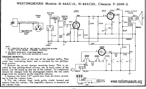 H-44AC2A V-2506-2 Chassis; Westinghouse El. & (ID = 60756) Sonido-V