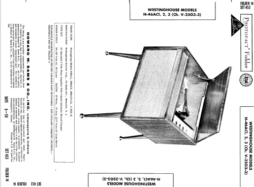 H-46AC1 Ch= V-2503-3; Westinghouse El. & (ID = 602570) Enrég.-R