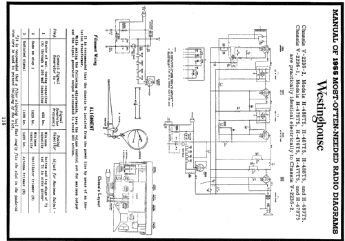 H-476T5 Ch=V-2236-1; Westinghouse El. & (ID = 122338) Radio