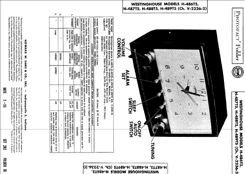 H-486T5 Ch=V-2236-2; Westinghouse El. & (ID = 514562) Radio