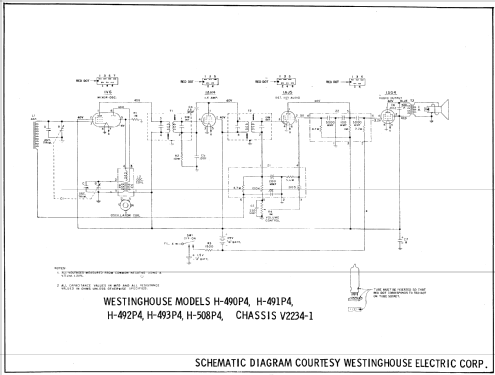 H-493P4 Ch= V2234-1; Westinghouse El. & (ID = 770084) Radio