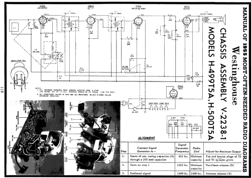 H-501T5A Ch=V-2238-1; Westinghouse El. & (ID = 1513731) Radio