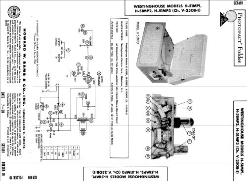 H-51MP1 Ch= V-2508-1; Westinghouse El. & (ID = 591738) Sonido-V