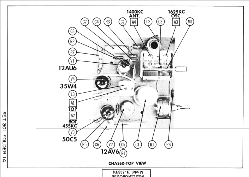 H-538T4 Ch=V-2239-2; Westinghouse El. & (ID = 2688977) Radio