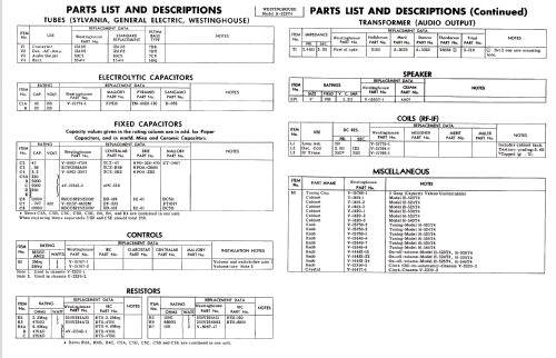 H-538T4 Ch=V-2239-2; Westinghouse El. & (ID = 2688979) Radio