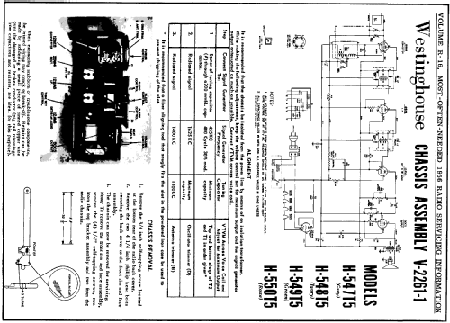 H-547T5 Ch=V-2261-1; Westinghouse El. & (ID = 127559) Radio