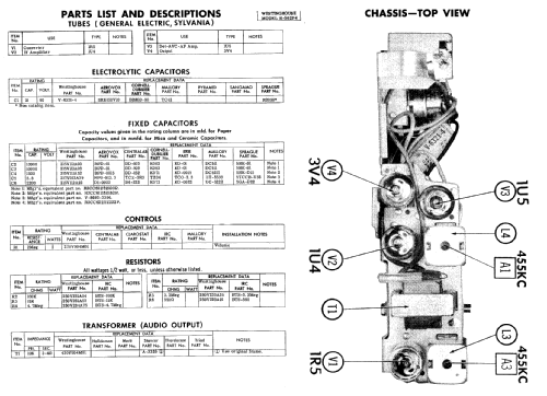 H-562P4 Ch= V-2268-1; Westinghouse El. & (ID = 514081) Radio