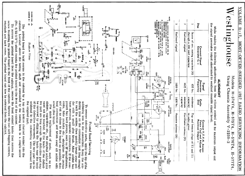 H-575T4 Ch= V-2239-2; Westinghouse El. & (ID = 134589) Radio