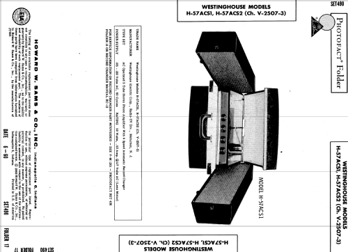 H-57ACS1 Ch= V-2507-3; Westinghouse El. & (ID = 556382) R-Player