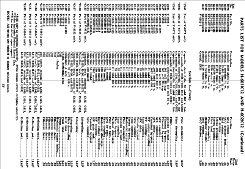 H-602K12 Ch= V-2150-41; Westinghouse El. & (ID = 1205270) Television