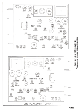 H-606K12 Ch= V-2150-111; Westinghouse El. & (ID = 2828011) Télévision