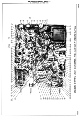 H-607K12 Ch= V-2150-111; Westinghouse El. & (ID = 2828043) Television