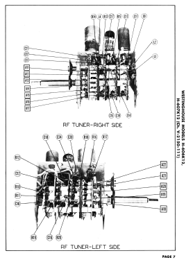 H-607K12 Ch= V-2150-111; Westinghouse El. & (ID = 2828046) Television