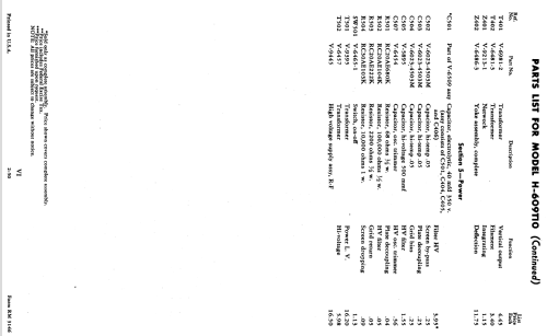 H-609T10 Ch= V-2150-94C; Westinghouse El. & (ID = 1216134) Television