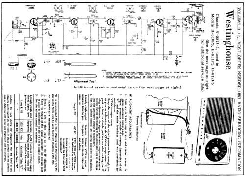 H-610P5 Ch= V2278-2; Westinghouse El. & (ID = 134802) Radio