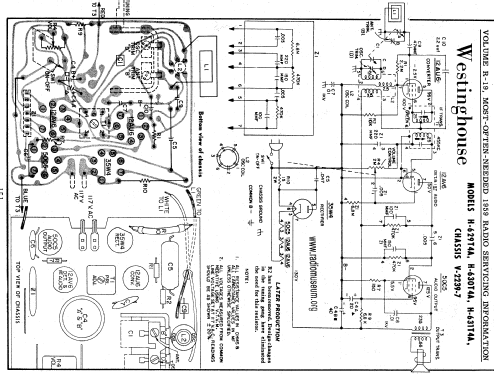 H-629T4A Ch= V-2239-7; Westinghouse El. & (ID = 60721) Radio