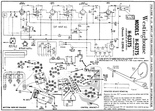 H-633T5 Ch= V-2390-1; Westinghouse El. & (ID = 139961) Radio