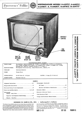 H-640T17 Ch= V-2175-3; Westinghouse El. & (ID = 3032781) Television