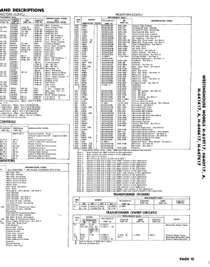 H-640T17 Ch= V-2175-3; Westinghouse El. & (ID = 3032783) Television