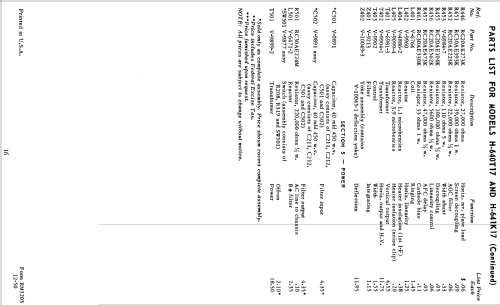 H-649T17 Ch= V-2192-4; Westinghouse El. & (ID = 1217109) Television