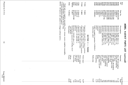 H-651K17 Ch= V-2192-1; Westinghouse El. & (ID = 1203073) Television