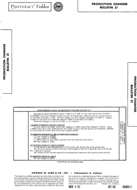 H-652K20 Ch= V-2194-2; Westinghouse El. & (ID = 3010252) Television