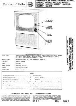 H-652K20 Ch= V-2201-1; Westinghouse El. & (ID = 3005401) Televisión