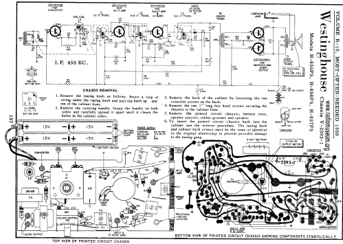 H-657P5 Ch= V-2393-1; Westinghouse El. & (ID = 60737) Radio