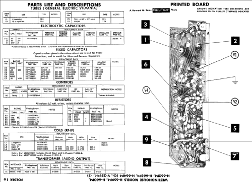 H-660P4 Ch= V-2394-1; Westinghouse El. & (ID = 513801) Radio