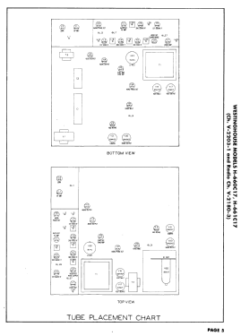 H-661C17 Ch= V-2203-1, V-2180-3; Westinghouse El. & (ID = 3015210) TV Radio