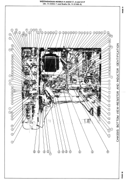 H-661C17 Ch= V-2203-1, V-2180-3; Westinghouse El. & (ID = 3015218) TV Radio