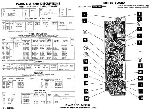 H-666P5 Ch= V-2394-3; Westinghouse El. & (ID = 514584) Radio